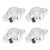 uxcell 13mm Shaft Support SHF13 Flange Mount Linear Motion Slide Rail Guide Blocks for CNC 3D Printer 4pcs