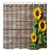 Yellow Sunflower Shower Curtains Green Plant Bathroom Decor Background Waterproof Polyester Fabric Home Bath Decor Mildew Resistant Shower Curtains Sets 69 X 70 Inch Includes Hooks