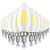 Dimmable E12 LED Candelabra Bulb 60 Watt Equivalent B11 LED Chandelier Light Bulbs Daylight 5000K 550 Lumens Candle Base Bulb for Ceiling Fan UL Listed 12 Pack