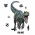 RoomMates Jurassic World: Fallen Kingdom Velociraptor Giant Peel and Stick Wall Decals