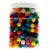Dubble Bubble 1 5 LB Gourmet 1/2in Gumballs  Original Bulk Assorted Colors in 32 FL OZ Gift Ready Reusable Square Jar