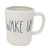 Rae Dunn By Magenta WAKE UP Ceramic LL Coffee Tea Mug