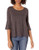 Jack by BB Dakota Junior s Delle Linen Blend Jersey Top Black xSmall