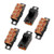 uxcell 5Pcs 3 Position 6P DPDT Micro Miniature PCB Slide Switch Latching Toggle Switch