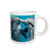 3dRose Dolphin Play Ceramic Mug, 15-Ounce