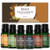 Essential Oils Set ESSLUX Spicy Collection with Black Pepper Ginger Basil Marjoram Cinnamon Star Anise Essential Oil Perfect for Diffuser Soap Candle Making Home Fragrance  Massage 6x10 ML