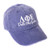 Delta Phi Epsilon S Embroidered Baseball Hat Cap Cursive Name Font Adjustable Leather Strap DPhie Purple  S