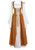 Famajia Womens Renaissance Costume Medieval Irish Over Dress and Trumpet Sleeves Chemise Boho Set Ginger Large