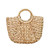 Summer Straw Bag for Women Rattan Handwoven Tophandle Handbag Beach Sea Straw Rattan Tote Clutch Bags