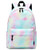 Abshoo Lightweight Water Resistant Tie Dye Backpacks For Teen Girls Women School Bookbags Tie Dye