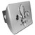 Elektroplate FleurdeLis Brushed Metal Hitch Cover
