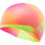 TYR Junior Tie Dye Swim Cap Yellow/Pink/Orange One Size