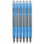Pilot G2 Mechanical Pencil Fine Point 0 7mm 2 HB Periwinkle Grip 6 Count