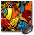 3dRose LLC 8 x 8 x 0.25 Inches Mouse Pad, Parrots and Tropical Bird Pattern (mp_63041_1)