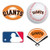 Giants Baseball  San Francisco Set of 4 Decal 5  Longer Side