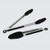 ExcelSteel stainless steel tongs 12  Black