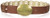 Steve Madden Women s Plaque Braid Pant Belt Cognac Small