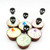 Paity 48Pieces Halloween Cupcake Topper Decoration Cake Halloween Sugar Skull Party Clear Treat Picks Paity 48Pieces Halloween Cupcake Topper Decoration Cake Halloween Sugar Skull Party Clear Treat Picks
