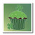 3dRose ht373152 Green Irish CupcakeIron on Heat Transfer for White Material 6 by 6Inch