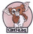 Gremlins Gizmo Classic Logo Embroidered 3 1/4  Wide Iron on Patch