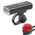 Gyhuego Bicycle Light Rechargeable LED Bike Light Front and Back 3000 Lumen Bright Bike Headlights Waterproof Safety Cycling Flashlight and Rear Taillight Set with Power Bank Function