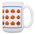 Funny Halloween Cup Emoji Pumpkin Mug Large JackOLantern Mug 15oz Coffee Mug Tea Cup White