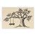 STAMPENDOUS P121 Wood Handle Rubber Stamp, Tree Swing