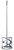 CS Unitec PWP 140 5 5  Mixing Paddle for Overlayments and Colored Materials