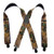 HoldUp Suspender Company Outdoorsmen Series Breakup Camouflage Pattern XBack Suspenders with Patented Patented Noslip Clips