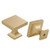 homdiy Gold Cabinet Knobs 25 Pack Modern Dresser Drawer Knobs  HD6785BB Brushed Brass Cabinet knobs Square Door Knobs Kitchen Cabinet Hardware Knobs for Bathroom Cabinets