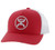 HOOEY Youth Boys O Classic Red/White Adjustable Snapback Hat