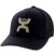 HOOEY Coach Black 6Panel Flexfit Hat with Gold and White Logo L/XL