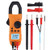 CAMWAY Portable Clamp Meter Digital 6000 Counts AC/DC Current TRMS AMP OHM Tester Capacitance Multimeter with Alligator Clips