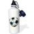 3dRose wb_155041_1 Argentina Argentinean Argentinian Argentinan Flag Banner Soccer Ball National Country Sports Water Bottle, 21 oz, Brown