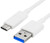 Cable Type C USB 3.0 1 Meter Data + Charge for HTC U11 - White