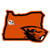 NCAA Siskiyou Sports Fan Shop Oregon State Beavers Home State Decal One Size Team Color