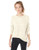 Jack by BB Dakota Junior s Know Thy Self Crew Neck Back Cutout Sweater Ivory Medium