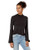 Jack by BB Dakota Junior s Going Places Sweater Knit Mock Neck Top Black Large