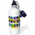 3dRose wb_6054_1 "Border Collie Pop Art" Sports Water Bottle, 21 oz, White