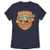 Jurassic World Junior s Camp Cretaceous Bumpy Badge Missy Crew Tee Navy Blue Large