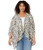 Karen Kane Plus Plus Size Drape Front Kimono Print 0X US 14W