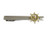 Kiola Designs Gold Toned Nautical Steering Helm Square Tie Clip