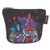 Laurel Burch Dog Cotton Canvas Cosmetic Bag Mythical Dogs