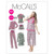 McCall's Patterns M6249 Misses' Tops, Nightshirt, Shorts, Capri Pants And Pants, Size EE (14-16-18-20)