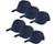 Gelante Plain Blank Baseball Caps Adjustable Back Strap Wholesale Lot 6 Pack  001Navy6Pcs
