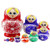Moonmo 10pcs Beautiful Handmade Wooden Russia Nesting Dolls Gift Russian Nesting Wishing Dolls 10 Different Patterns Matryoshka Traditional