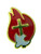 Holy Spirit and Cross Red Enamel Confirmation Lapel Pin with Bookmark Gift Set 3/4 Inch