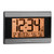 Marathon CL030052GG Atomic Digital Wall Clock with AutoNight Light Temperature  Humidity  Batteries Included