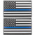 Police Pin  Thin Blue Line American Flag Lapel Pins In Support Of Law Enforcement Officers 2Pack