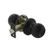 1 Pack Round Keyed Entry Door Knob Doorknobs Interior Bedroom Entrance Door Lockset One Keyway Lockset Each with 3 Keys Matte Black Finish by Probrico